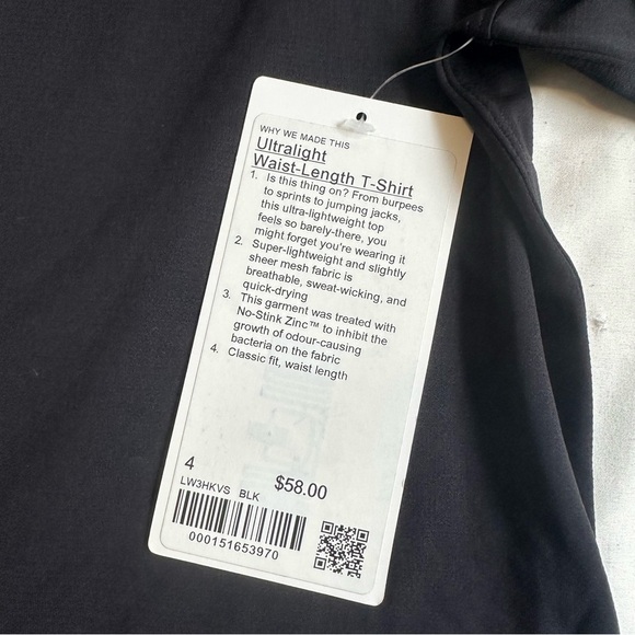lululemon athletica Ultralight Waist Length T-Shirt - Picture 3 of 3